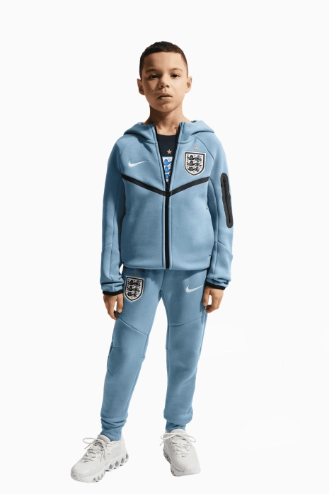 Блуза Nike England 2026 Tech Fleece Windrunner Junior - син