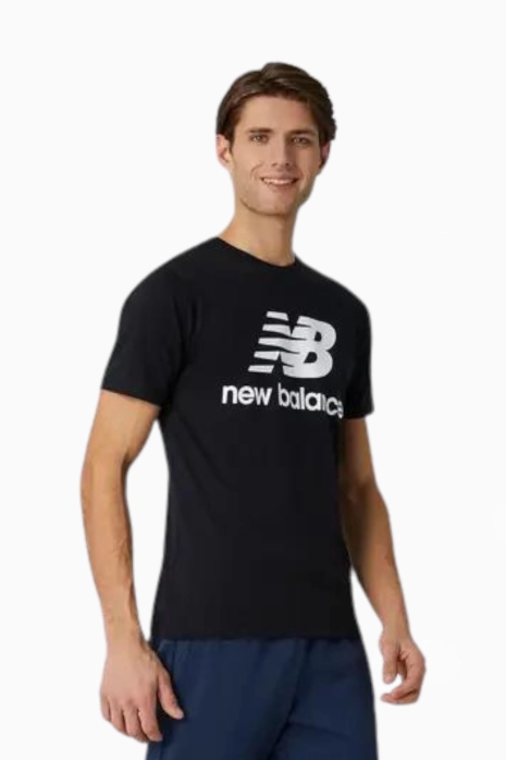 Тениска New Balance Essentials Stacked Logo