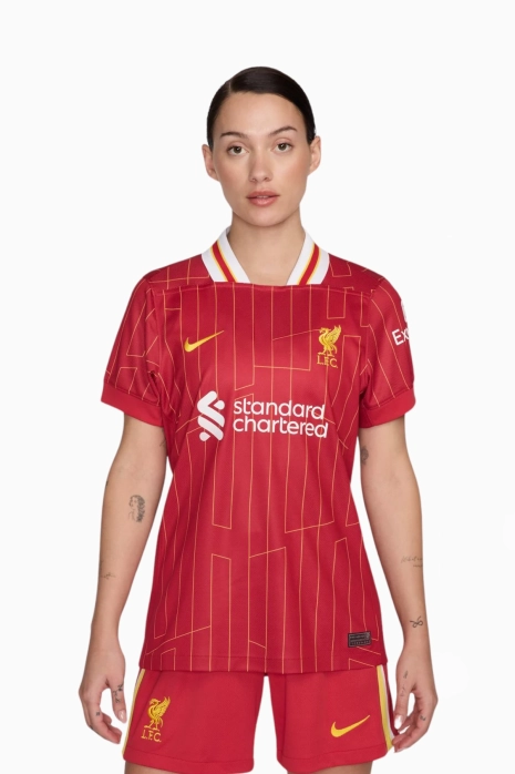 Camiseta Nike Liverpool FC 24/25 Local Stadium de mujer - Rojo