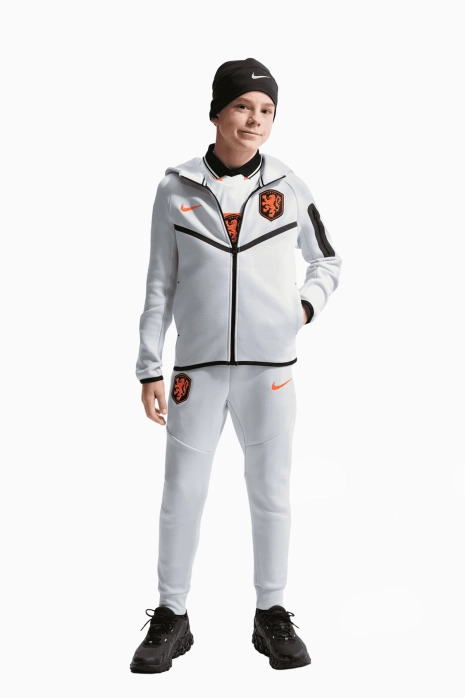 Кофта Nike Netherlands 2026 Tech Fleece Windrunner Junior - Сірий