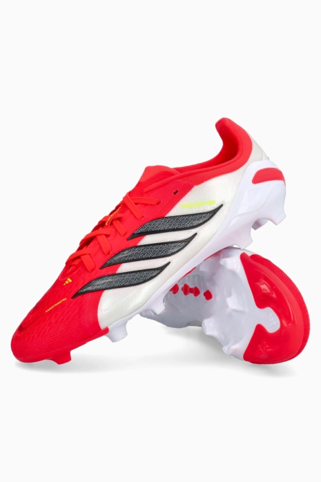 Ghete de fotbal adidas Predator Elite FG Junior - Roșu