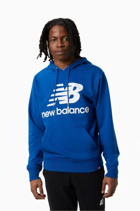 Pulover s kapuco New Balance Essentials Stacked Logo