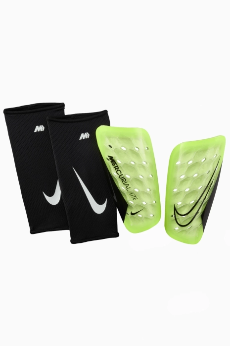 Apărători fotbal Nike Mercurial Lite - Lămâie verde