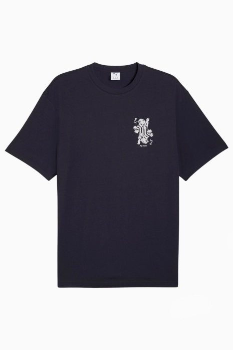 Puma Graphic Card Play Relaxed Tee Trikot - Navy blau