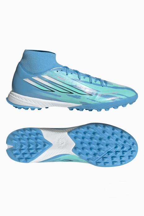 Turfy adidas F50 League Sparkfusion Mid Trinity Rodman TF Damskie - Niebieski