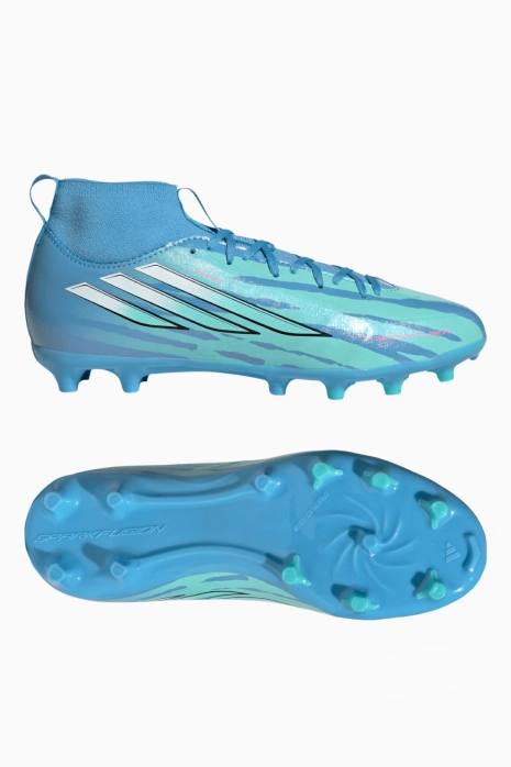 Korki adidas F50 League Sparkfusion Mid Trinity Rodman FG/MG Junior - Niebieski