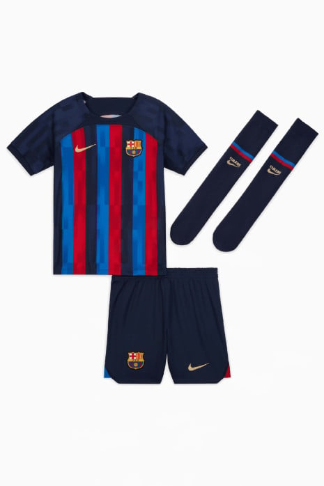 Komplet Nike FC Barcelona 22/23 Domowy Małe Dzieci