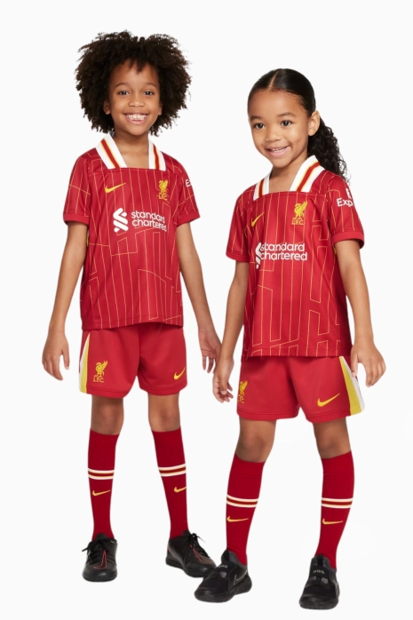 Komplet Nike Liverpool FC 24/25 Domowy Małe dzieci - Czerwony
