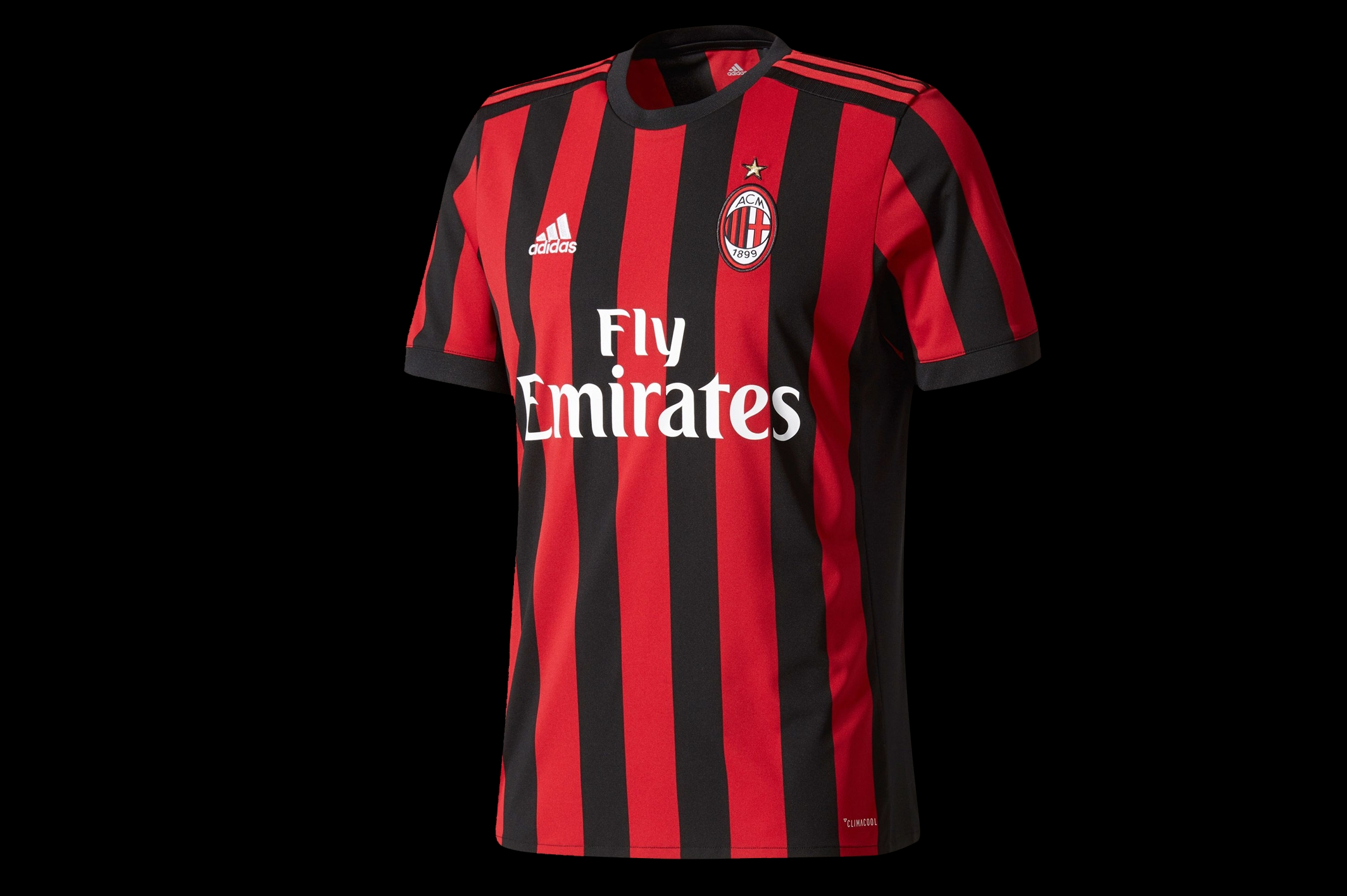 Football Shirt adidas AC Milan 2017/18 Home AZ7069 | R-GOL.com ...