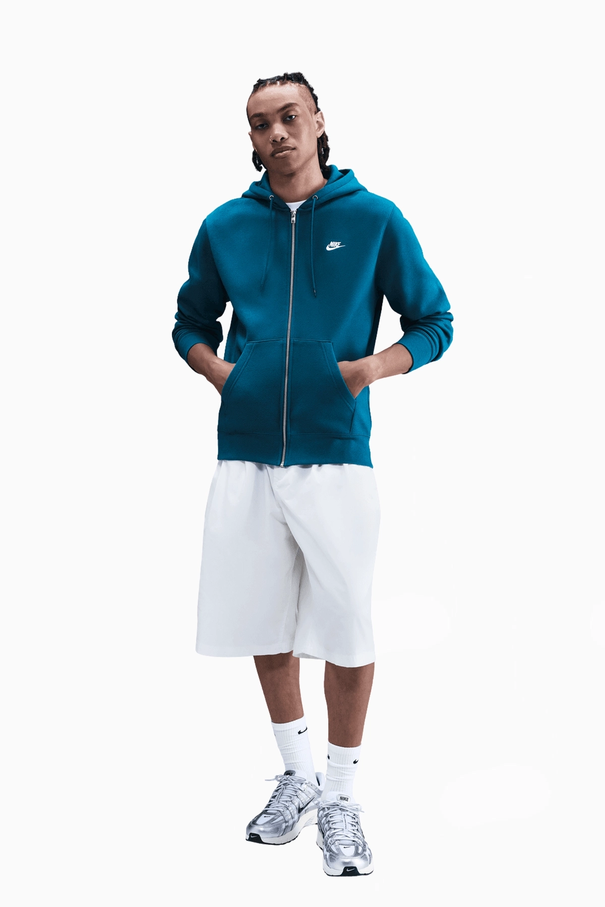 Nike Club Full-Zip Hoodie - Blue | R-GOL.com - Football boots