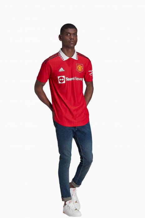 Tişört adidas Manchester United 22/23 İç saha Authentic - Kırmızı