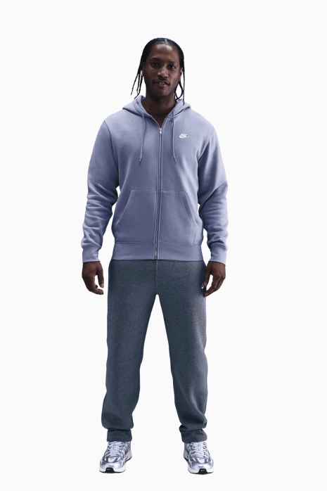 Nike Club Full-Zip Hoodie - Purple | R-GOL.com - Football boots