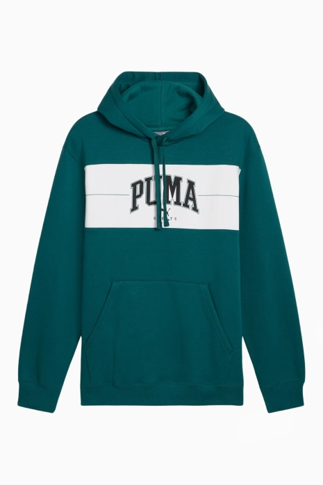 Kapüşonlu svetşört Puma Squad - Yeşil