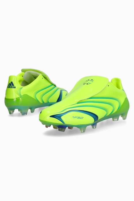 Ghete de fotbal adidas F50 Elite Tunit FG - Lămâie verde | Magazin