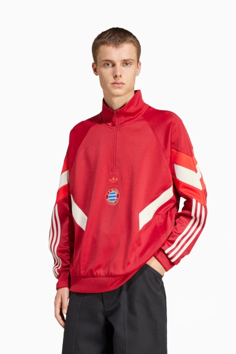 Mikina adidas FC Bayern 24/25 Crew - Červená