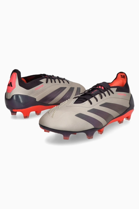 Бутси adidas Predator Elite FG - Сірий | Футбольне взуття