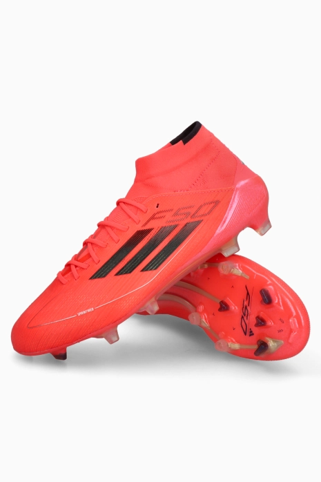 Ghete de fotbal adidas F50 Elite Mid FG Femei - Roșu