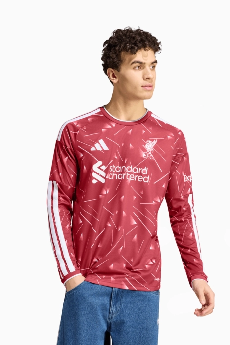 Koszulka z długim rękawem adidas Liverpool FC 26/27 Domowa Replica - Czerwony