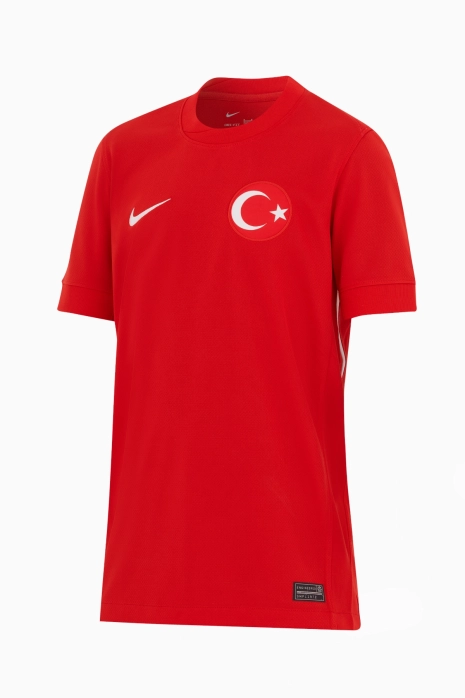 Majica Nike Turčija 2024 V gosteh Stadium Junior - Rdeča