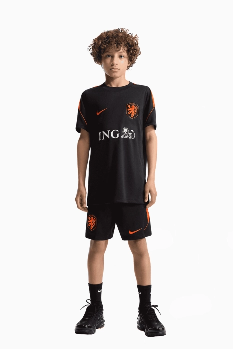 Тениска Nike Холандия 2026 Strike Junior - черен