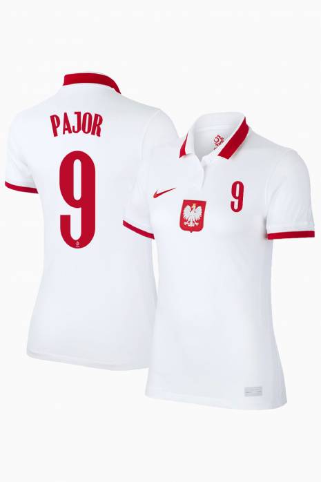 Football Shirt Nike Poland Breathe Stadium Home Women PAJOR 9