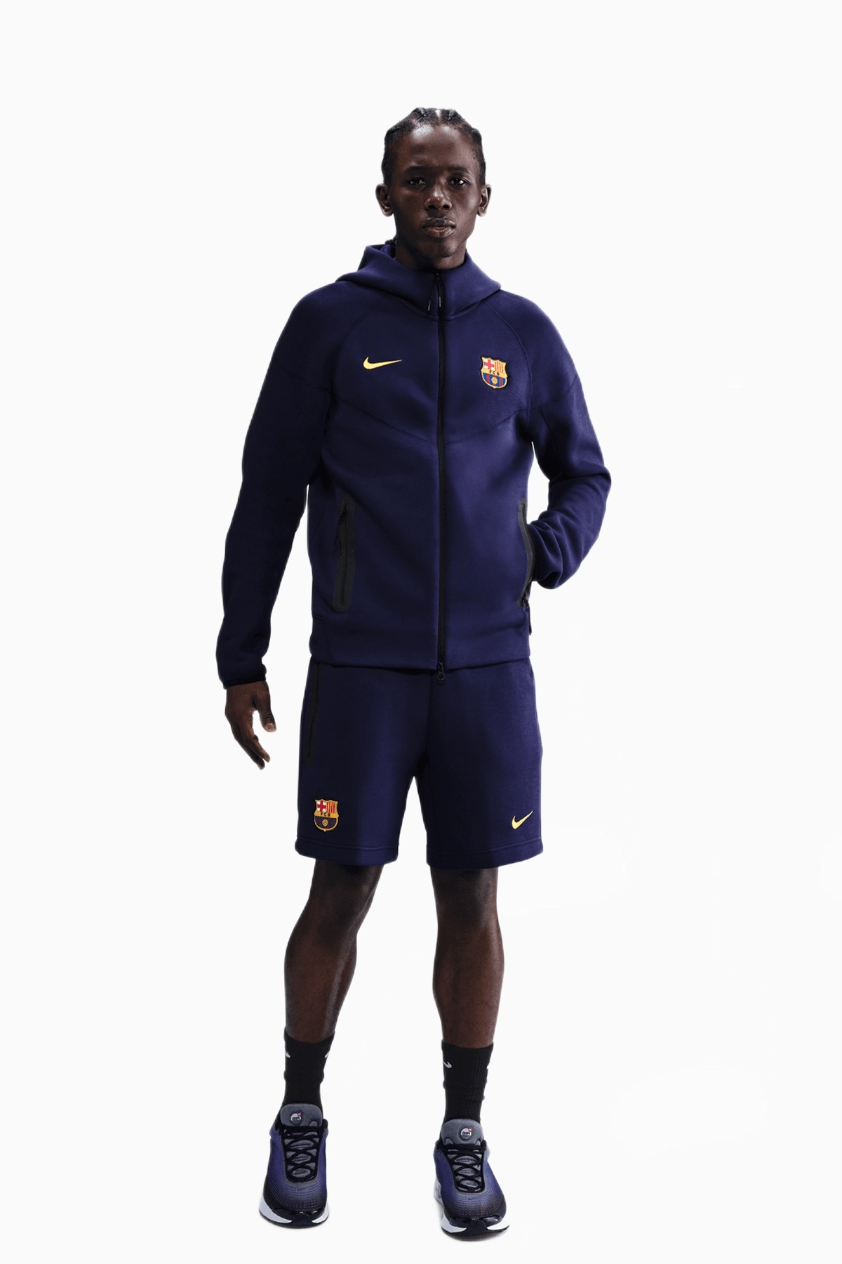 Shorts Nike FC Barcelona 25/26 Tech Fleece - Navy blue | R-GOL.com