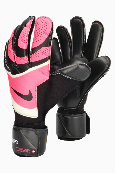 Воротарські рукавички Nike Grip 3 - рожевий