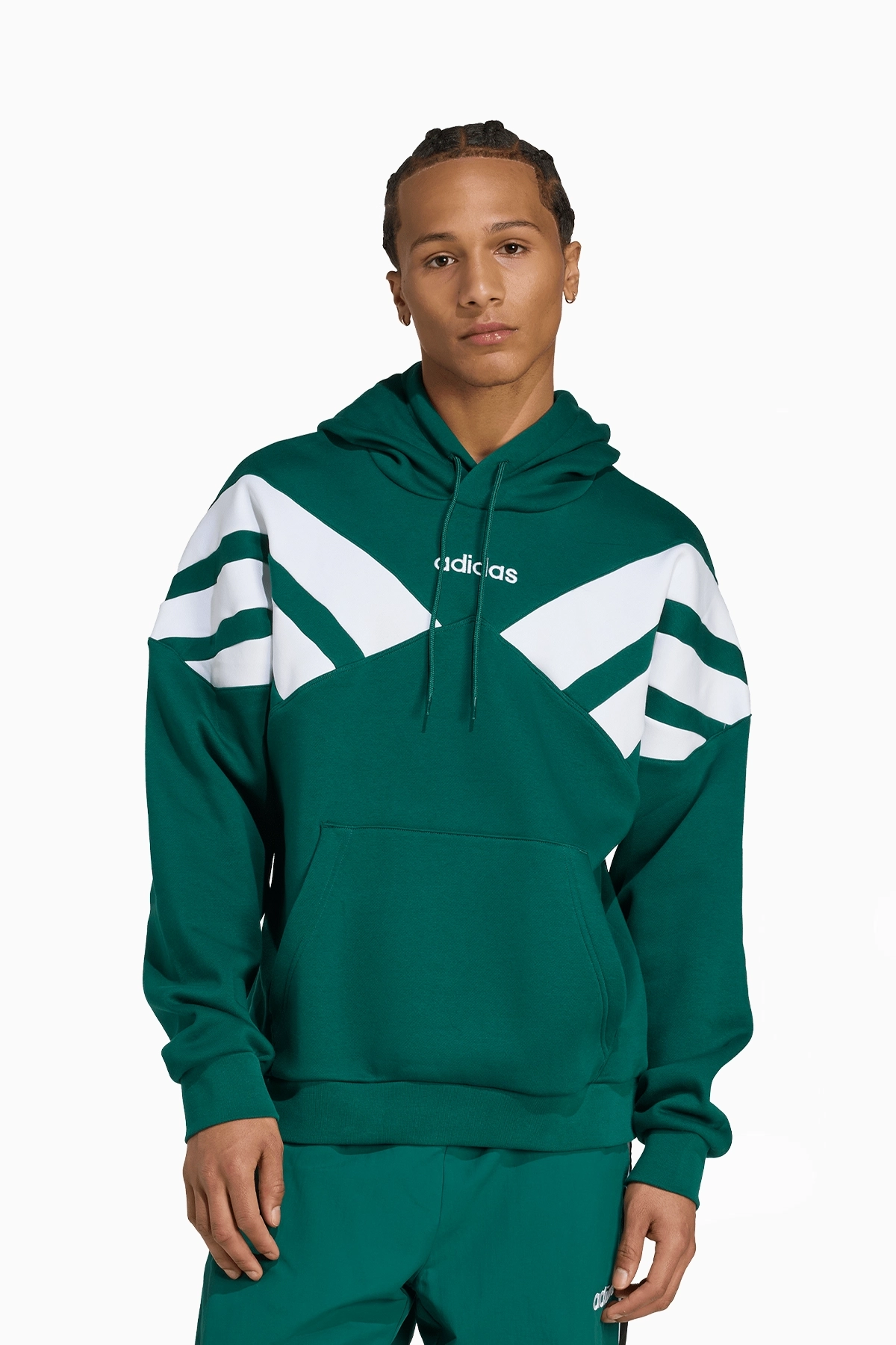 adidas Archive Cut Line Hoodie - Green | R-GOL.com - Football 