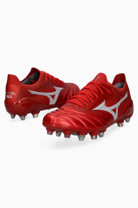 Mizuno Morelia Neo III Beta Japan Mix - Roșu | Magazin de fotbal
