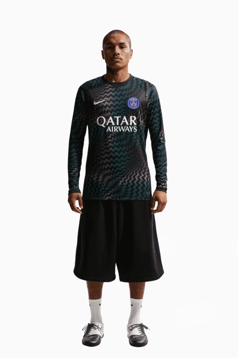 Koszulka z długim rękawem Nike PSG 26/27 Goalkeeper Stadium - Czarny