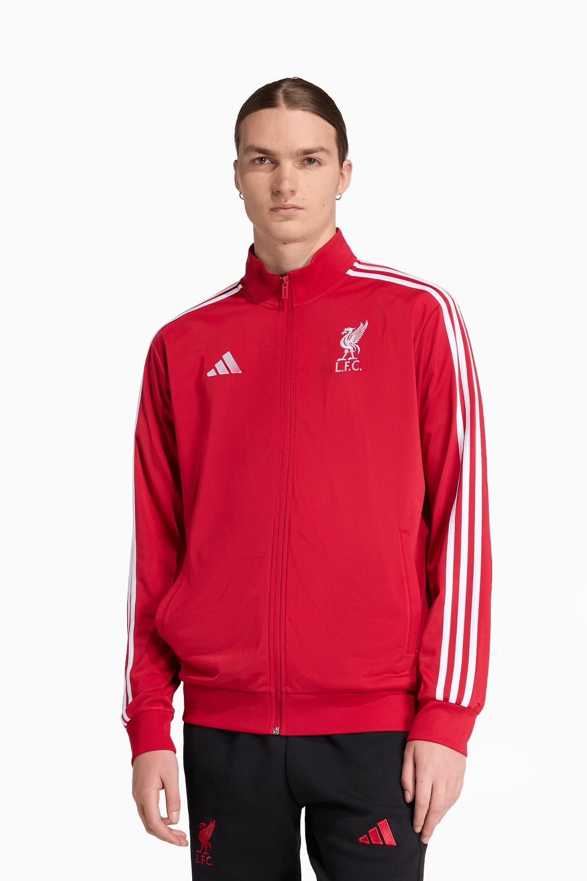 adidas Liverpool 長袖ジャージ L Uzun kollu üst adidas Liverpool FC 25/26 DNA Track Top - Kırmızı