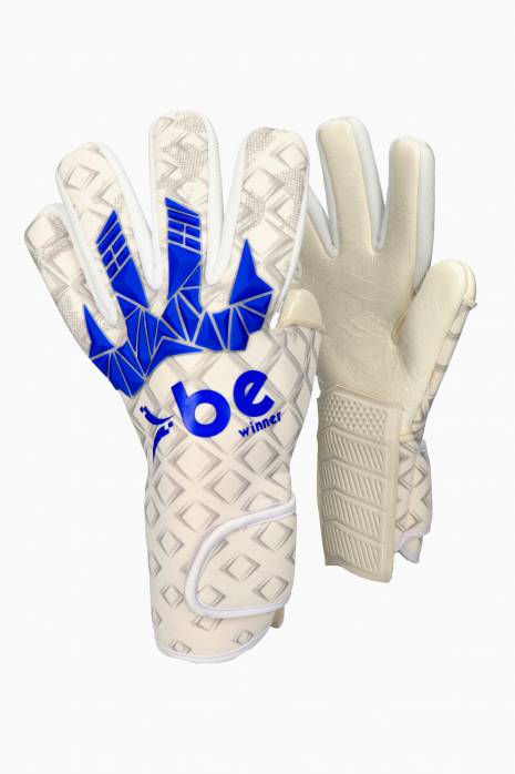 GOALKEEPER GLOVES Be Winner Professional White Long Contact Grip NC
