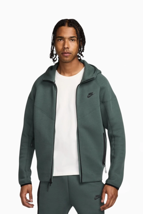 Μπλούζα Nike Sportswear Tech Fleece Windrunner - πράσινος