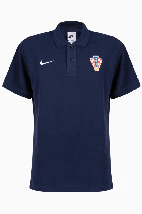 Футболка Nike Croatia 2026 Matchup Polo - темно-синий