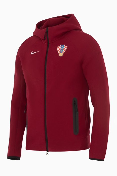Кофта Nike Croatia 2026 Tech Fleece - Бордовый