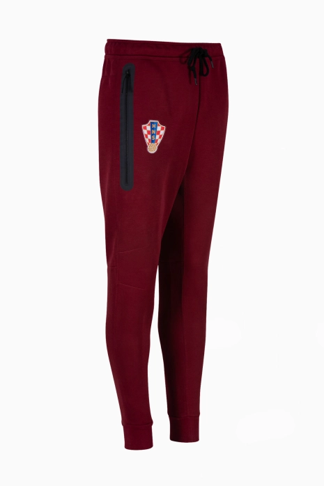 Nike Tech Croatia 2026 Fleece Jogger Hose - Rotwein