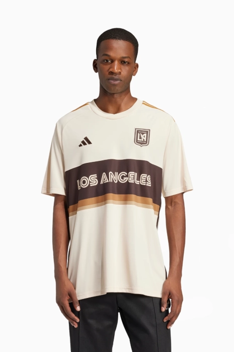 Koszulka adidas Los Angeles FC 2024 Trzecia Replica - Beżowy