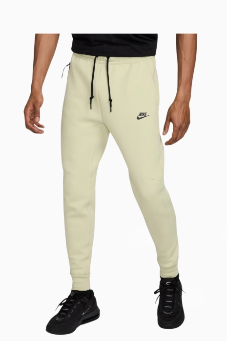 Duge Hlače Nike Sportswear Tech Fleece - žuta boja