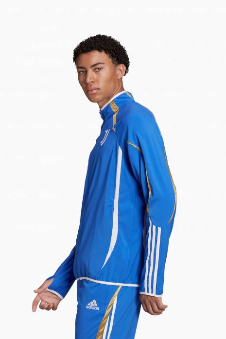 Uzun kollu üst adidas Juventus FC 21/22 Teamgeist Woven - Mavi