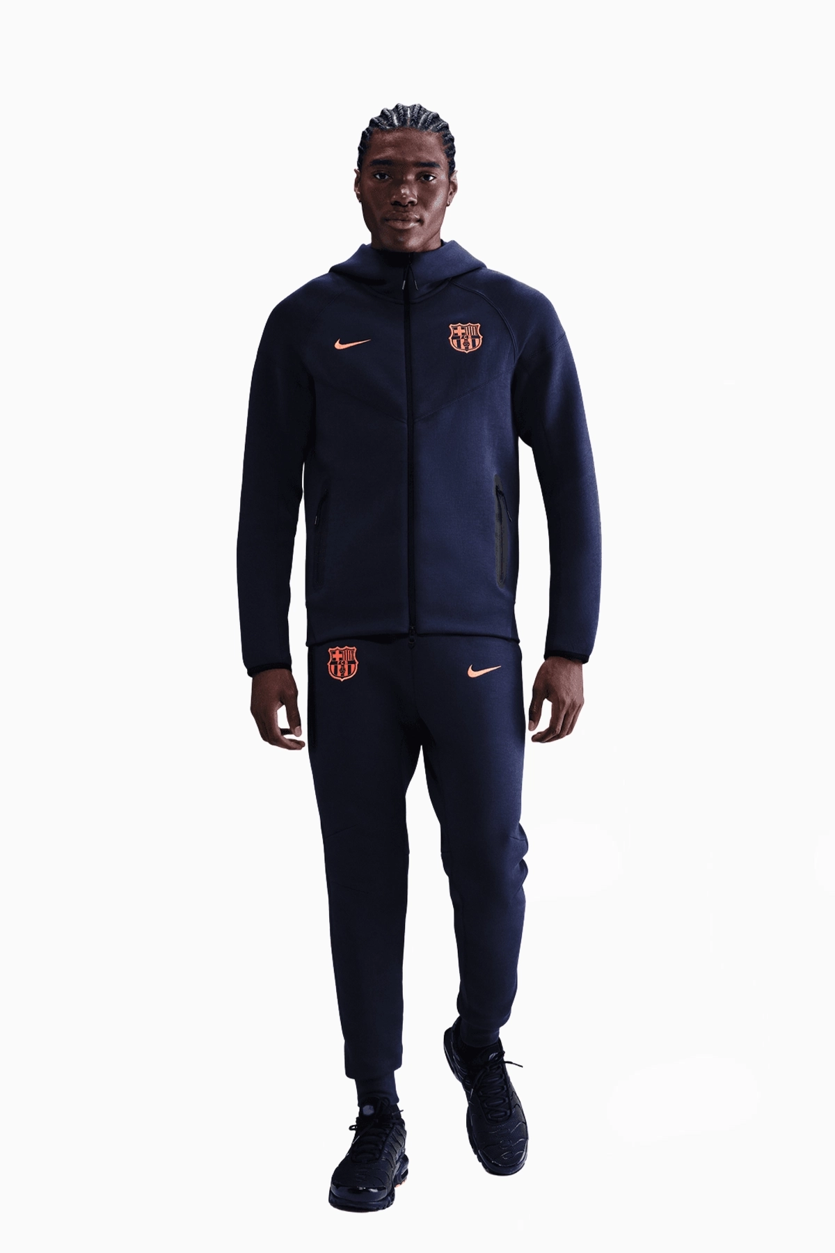 Uzun kollu üst Nike FC Barcelona 25/26 Tech Windrunner - lacivert