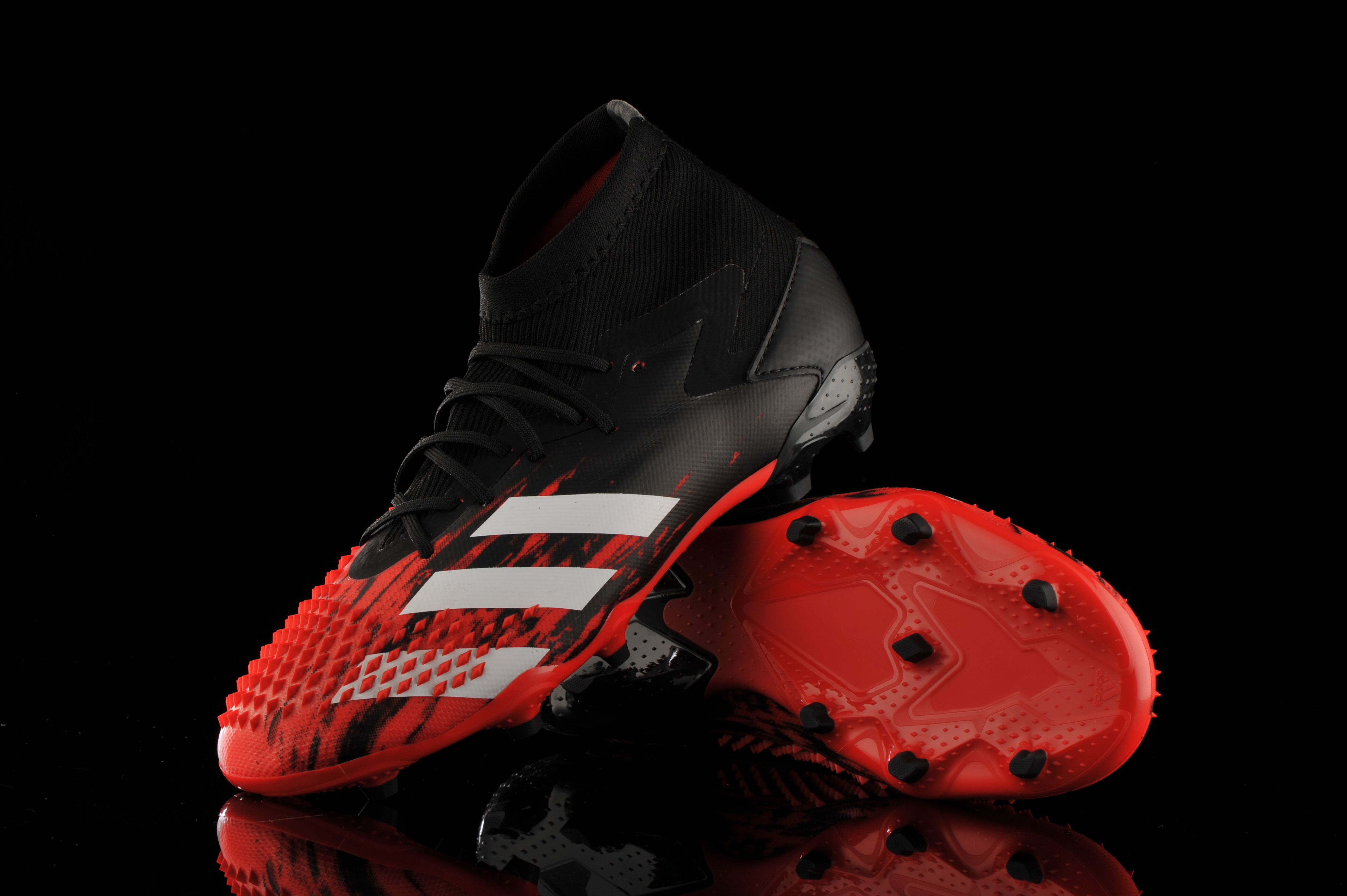 Luvas adidas Predator Pro Ultimate Black Active red Loja de.