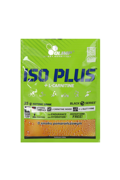 Olimp Iso Plus + L-Carnitine 35g (oranžový)