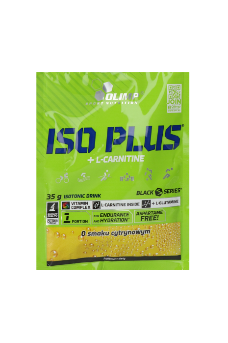 Olimp Iso Plus + L-Carnitine 35g Cytrynowy
