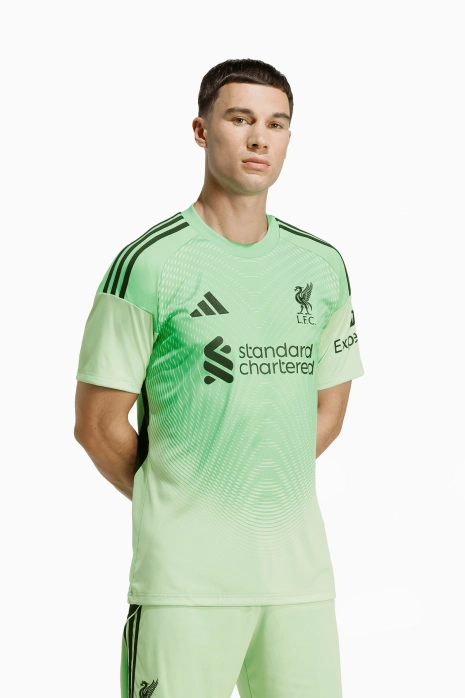 新品24-25NOVMBR LIVER 156cm Футболка adidas Liverpool FC 25/26 Goalkeeper Replica - зелений