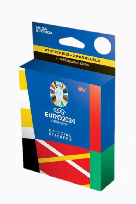 Mega Eco Box z nalepkami Topps EURO 2024