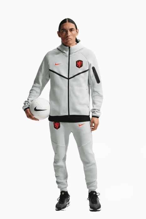 Блуза Nike Холандия 2026 Tech Fleece Windrunner - Сив