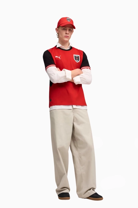 T-Shirt Puma Austria 2026 Home Replica - Red