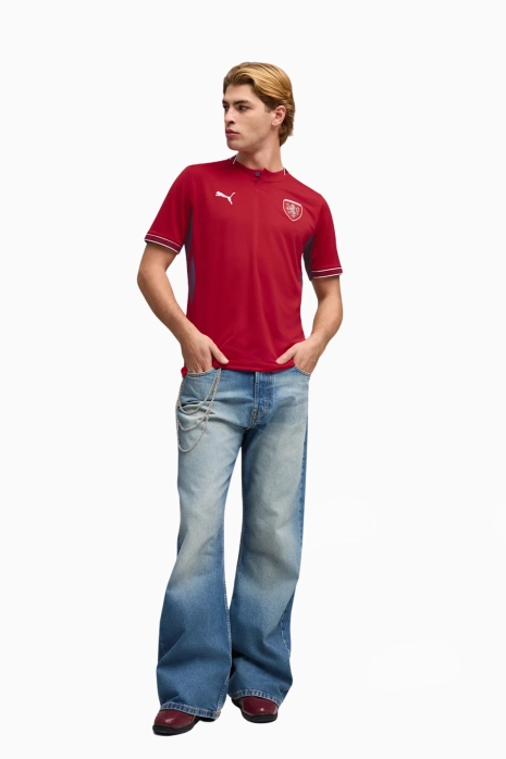 Футболка Puma Czech 2026 Home Replica - красный