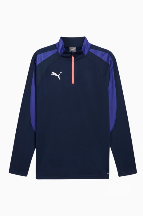 Кофта Puma IndividualLIGA Top 1/4 Zip - темно-синій