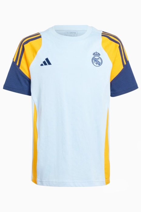adidas Real Madrid 24/25 Sweat T-Shirt Junior - himmelblau